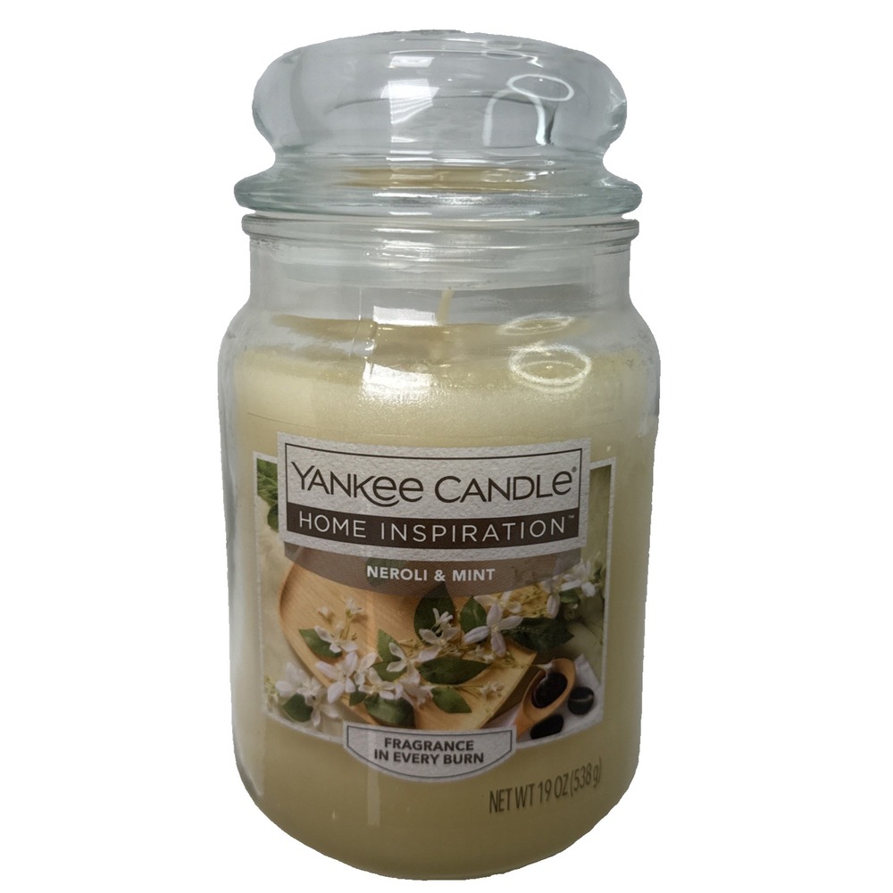 Large 19oz New Yankee Candle Home Inspiration Neroli & Mint